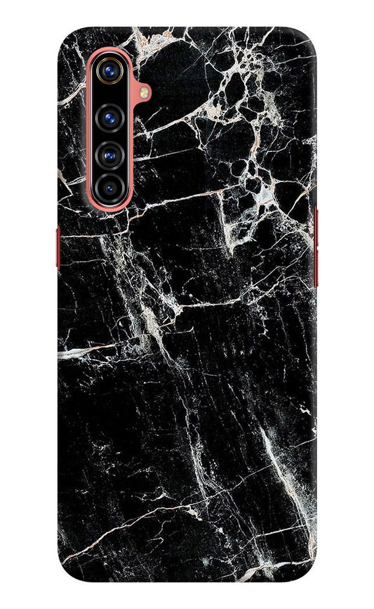 Black Marble Texture Realme X50 Pro Hard Case Back Cover by Casekaro