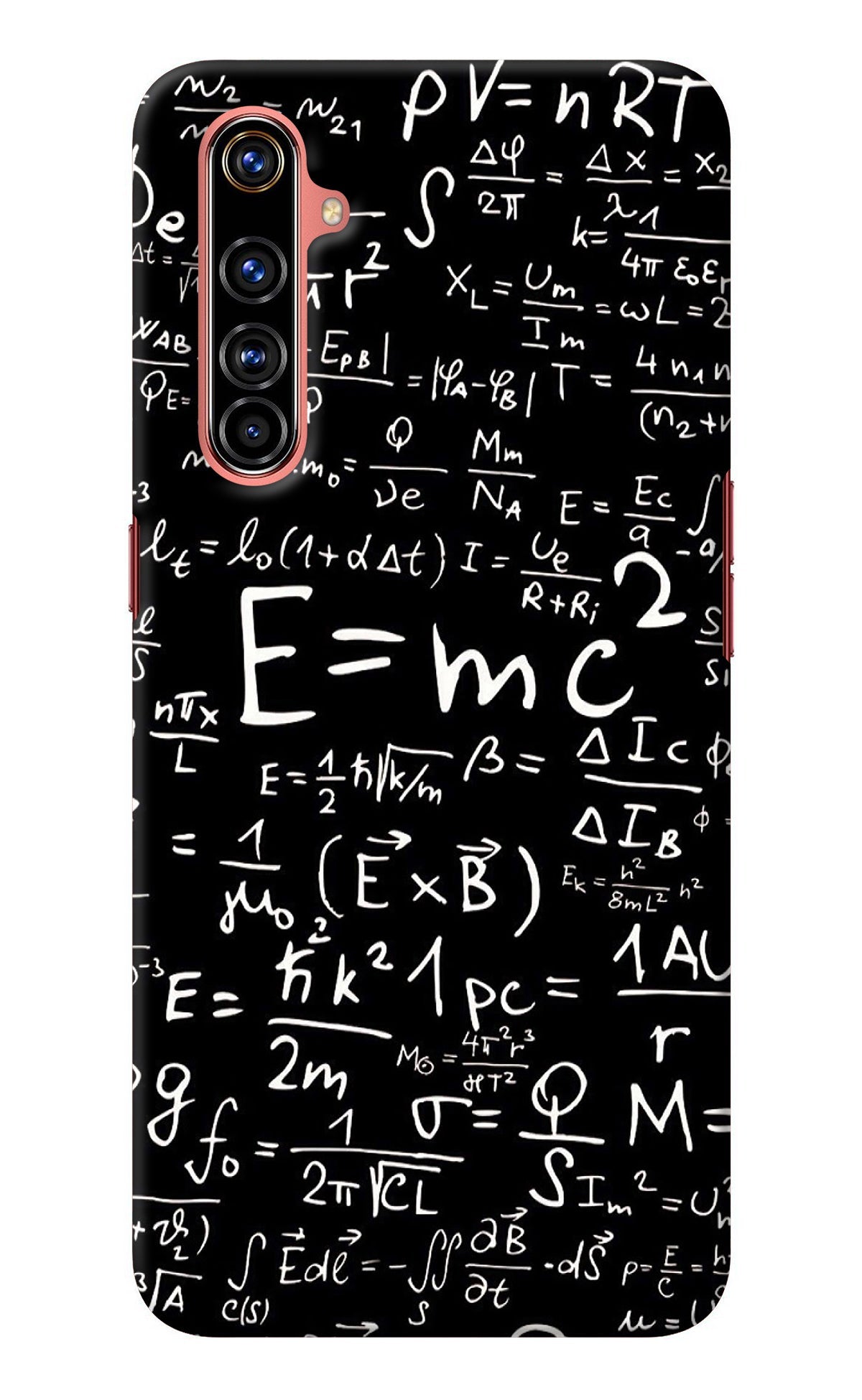 Physics Albert Einstein Formula Realme X50 Pro Back Cover