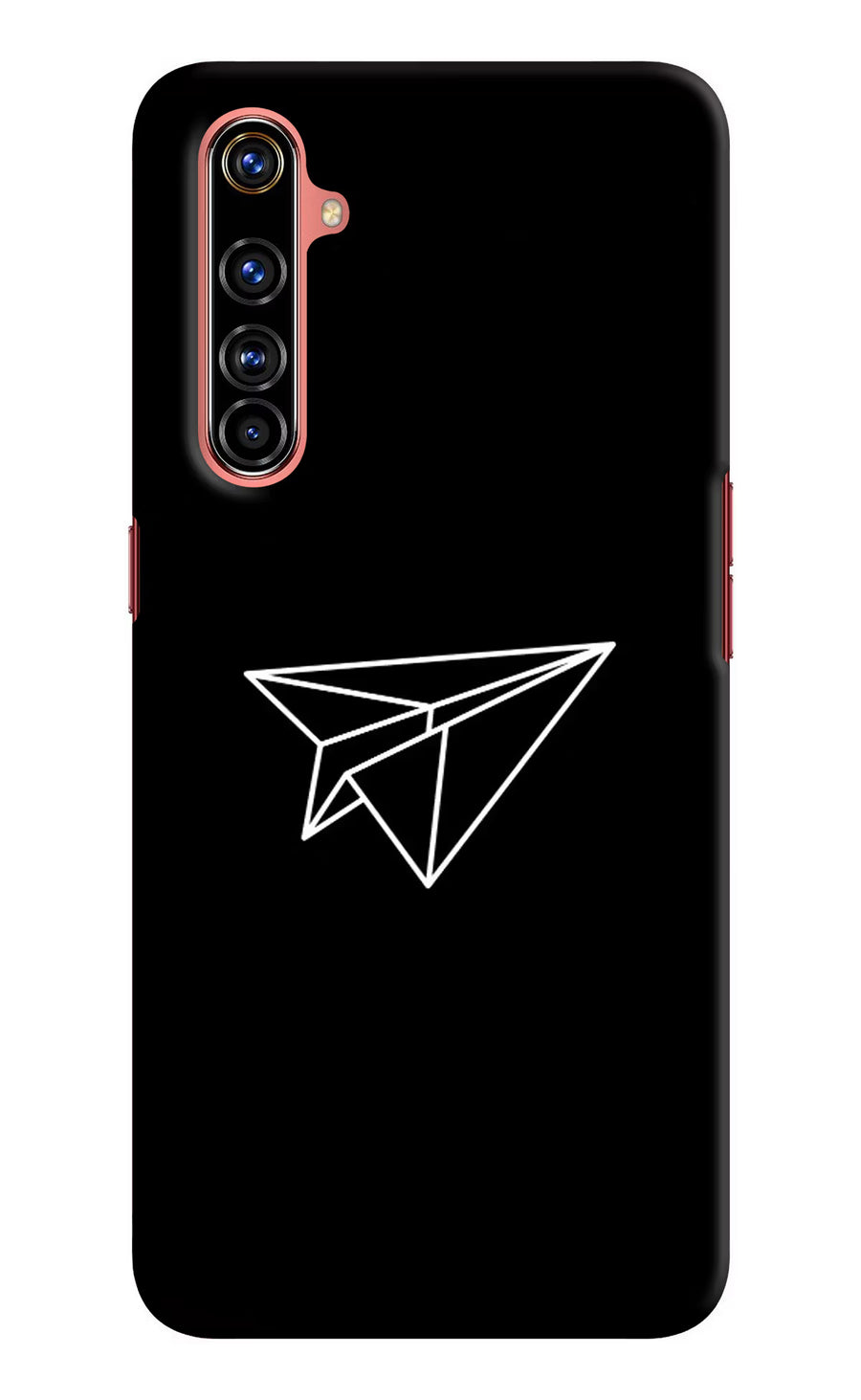 Paper Plane White Realme X50 Pro Back Cover, Hard case