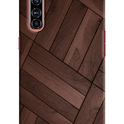 Wooden Texture Design Realme X50 Pro Hard Case Back Cover by Casekaro
