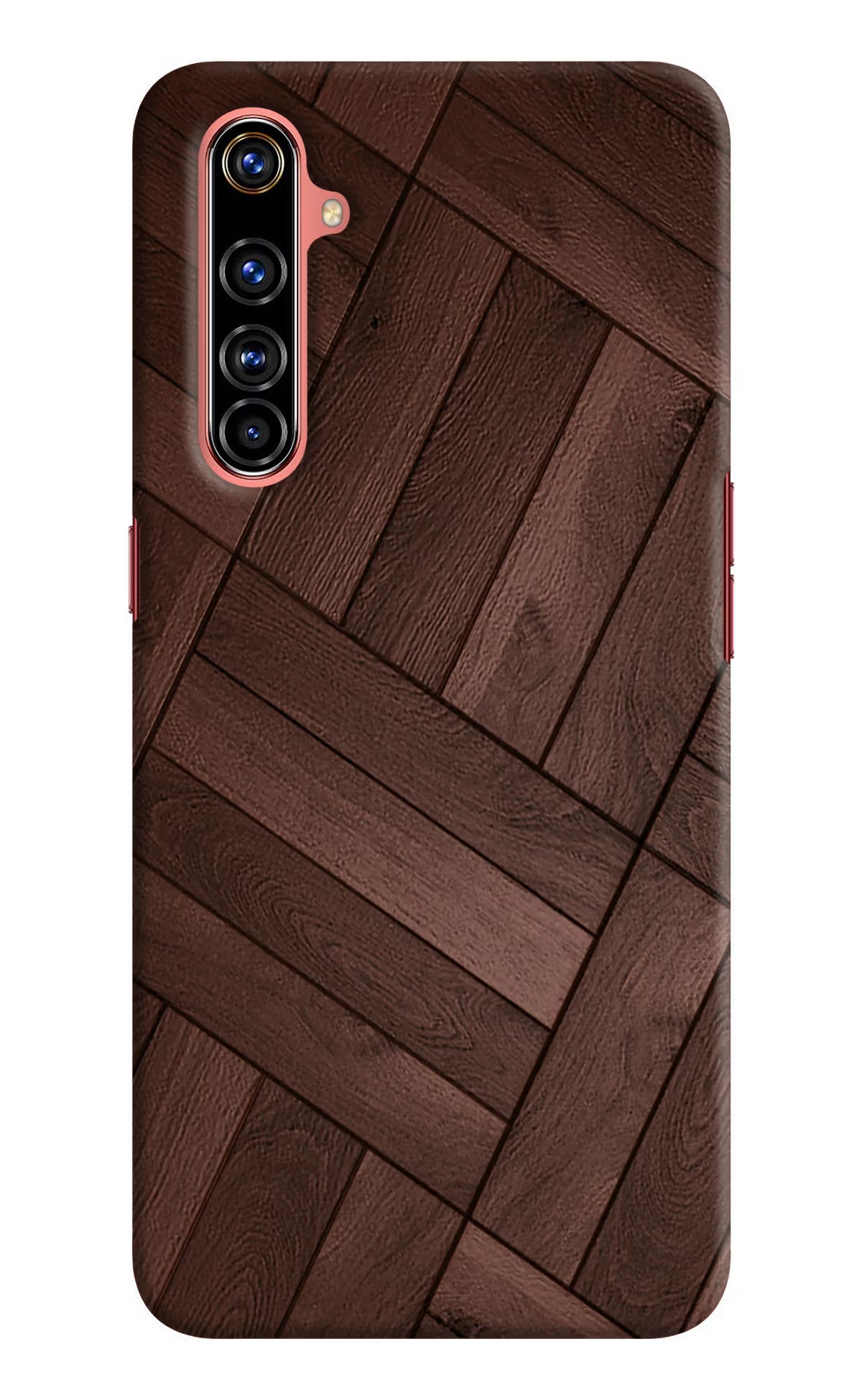 Wooden Texture Design Realme X50 Pro Hard Case Back Cover by Casekaro