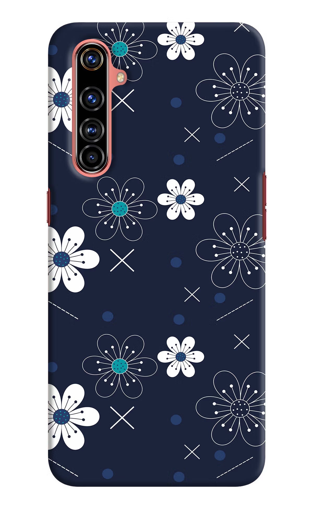 Flowers Realme X50 Pro Hard Case Back Cover by Casekaro
