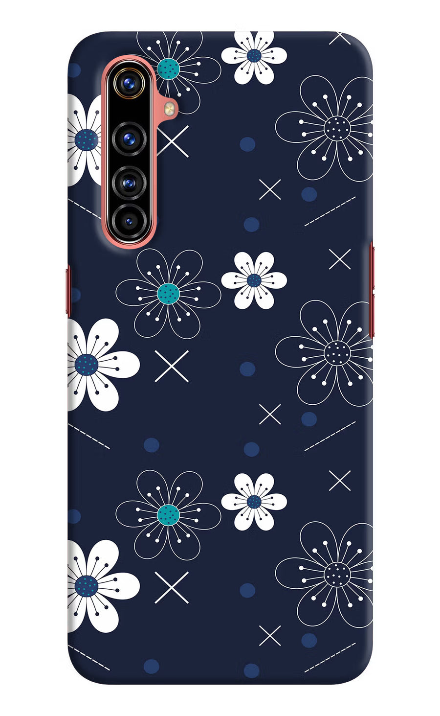 Flowers Realme X50 Pro Back Cover, Hard case