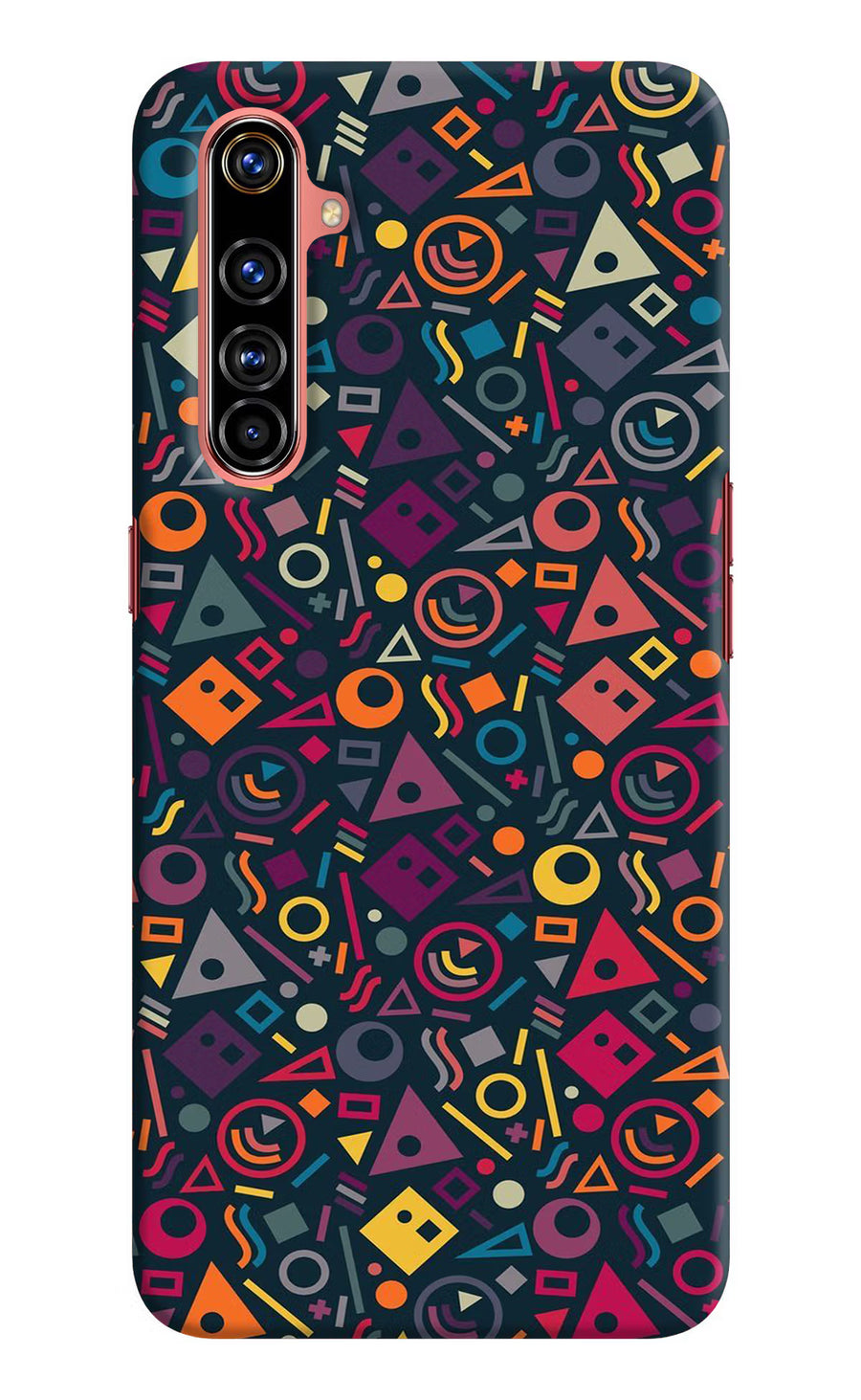 Geometric Abstract Realme X50 Pro Back Cover, Hard case
