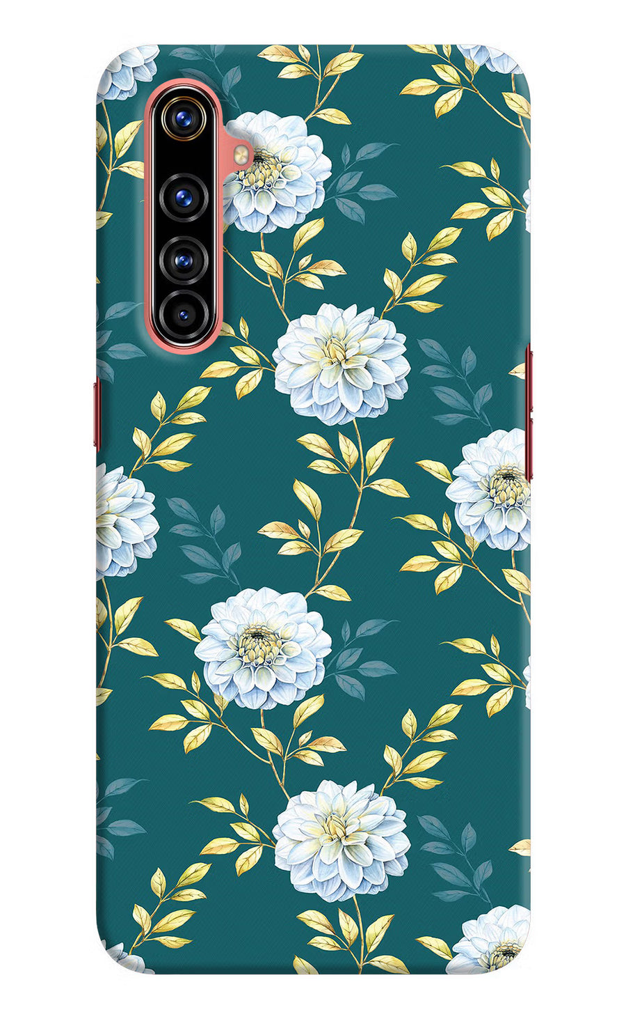Flowers Realme X50 Pro Back Cover, Hard case