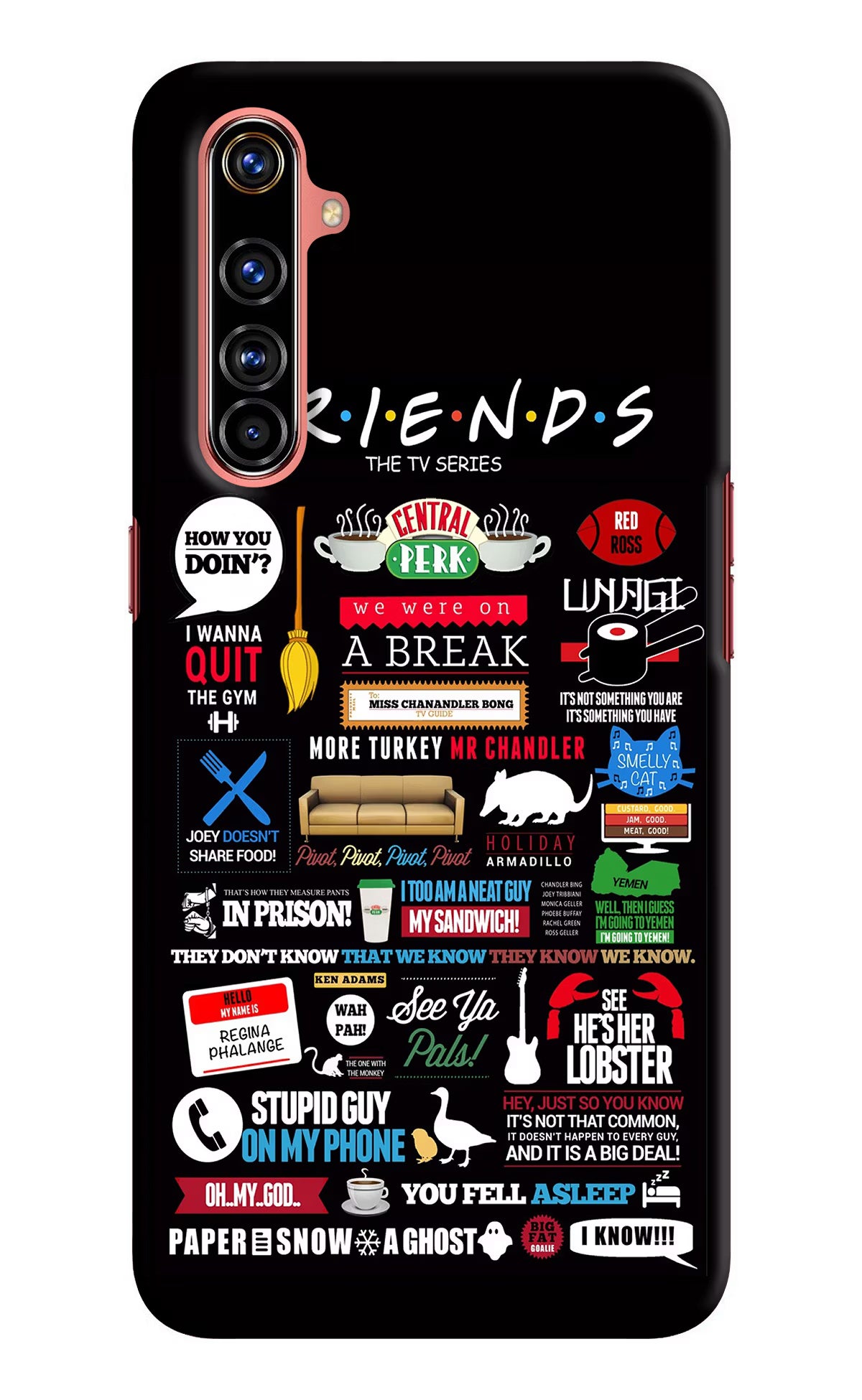 FRIENDS Realme X50 Pro Hard Case Back Cover by Casekaro