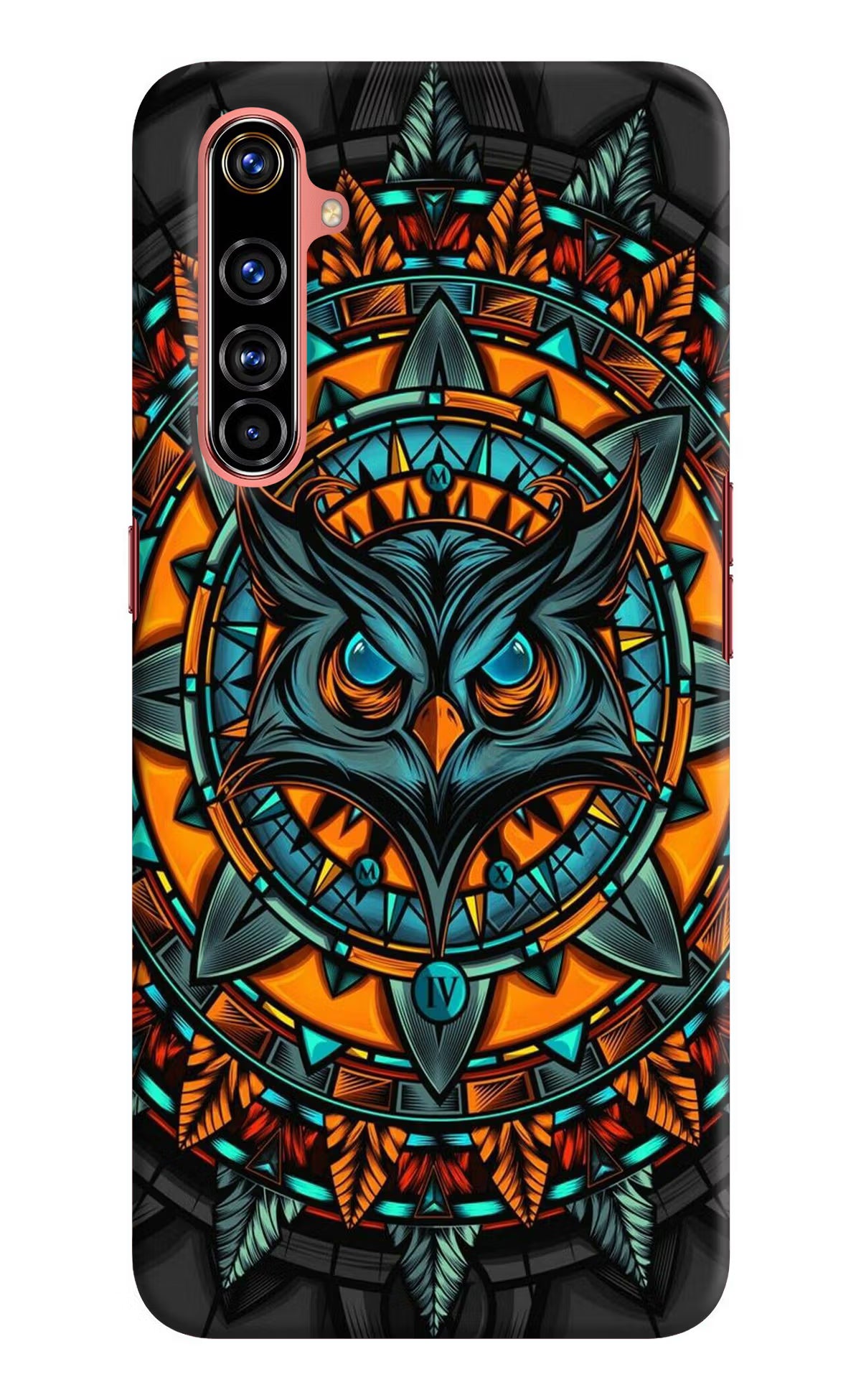 Angry Owl Art Realme X50 Pro Hard Case Back Cover by Casekaro