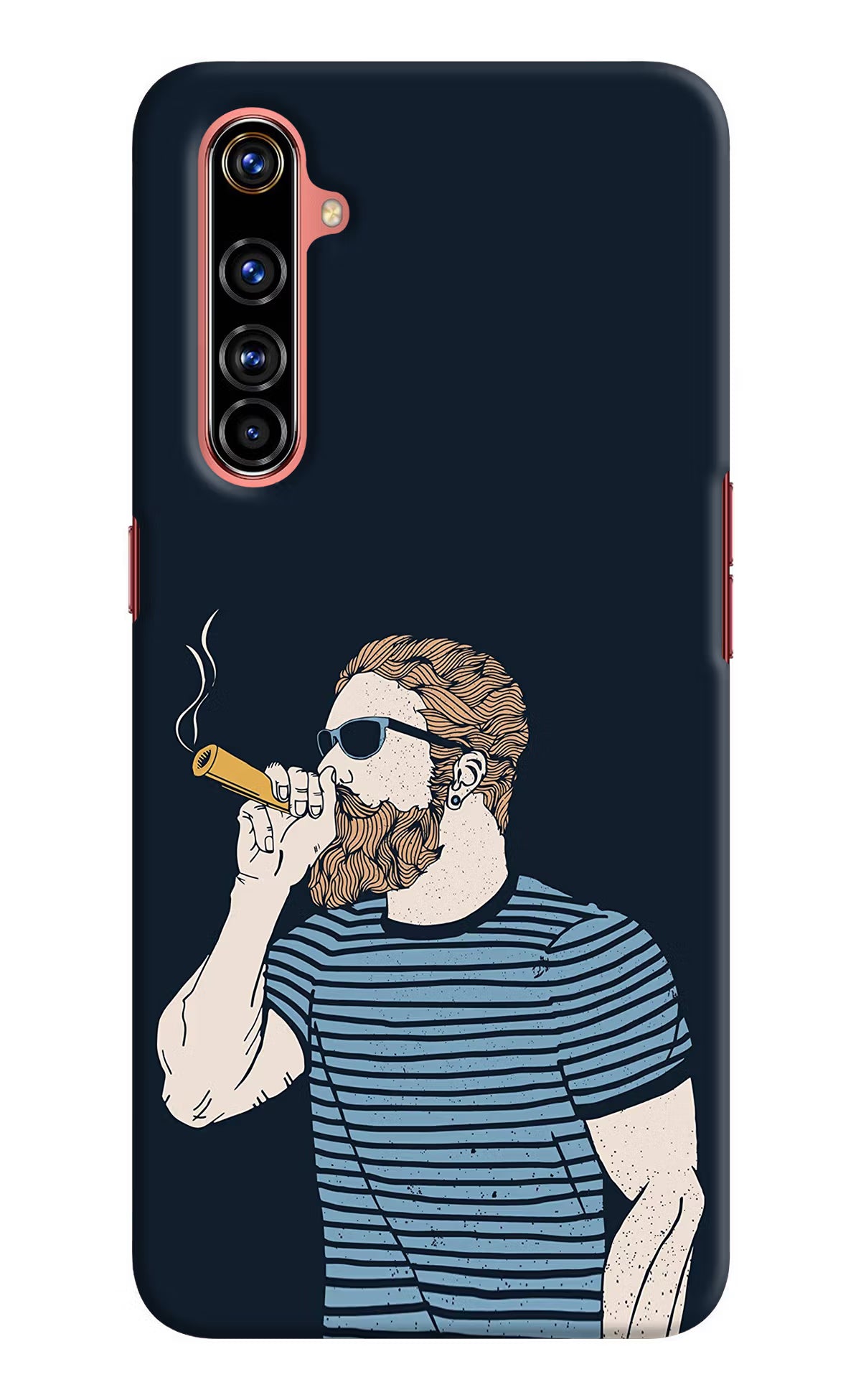 Smoking Realme X50 Pro Hard Case Back Cover by Casekaro
