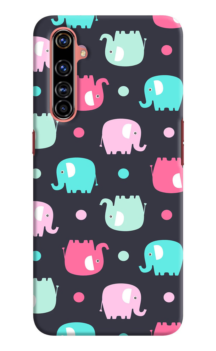 Elephants Realme X50 Pro Back Cover, Hard case