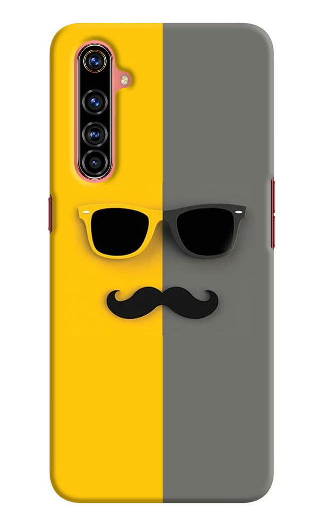 Sunglasses with Mustache Realme X50 Pro Hard Case Back Cover by Casekaro