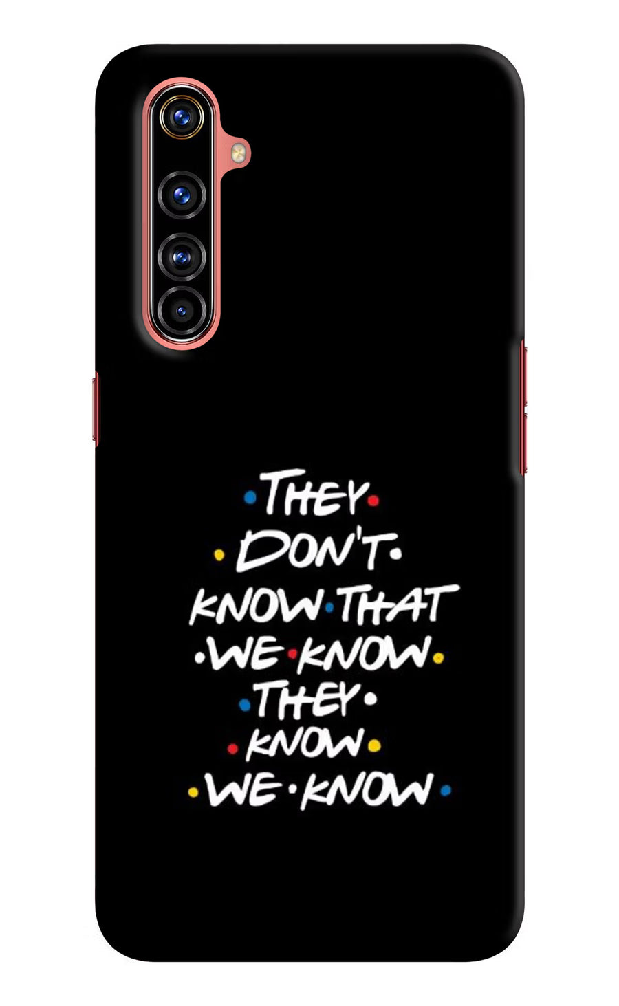 FRIENDS Dialogue Realme X50 Pro Back Cover, Hard case