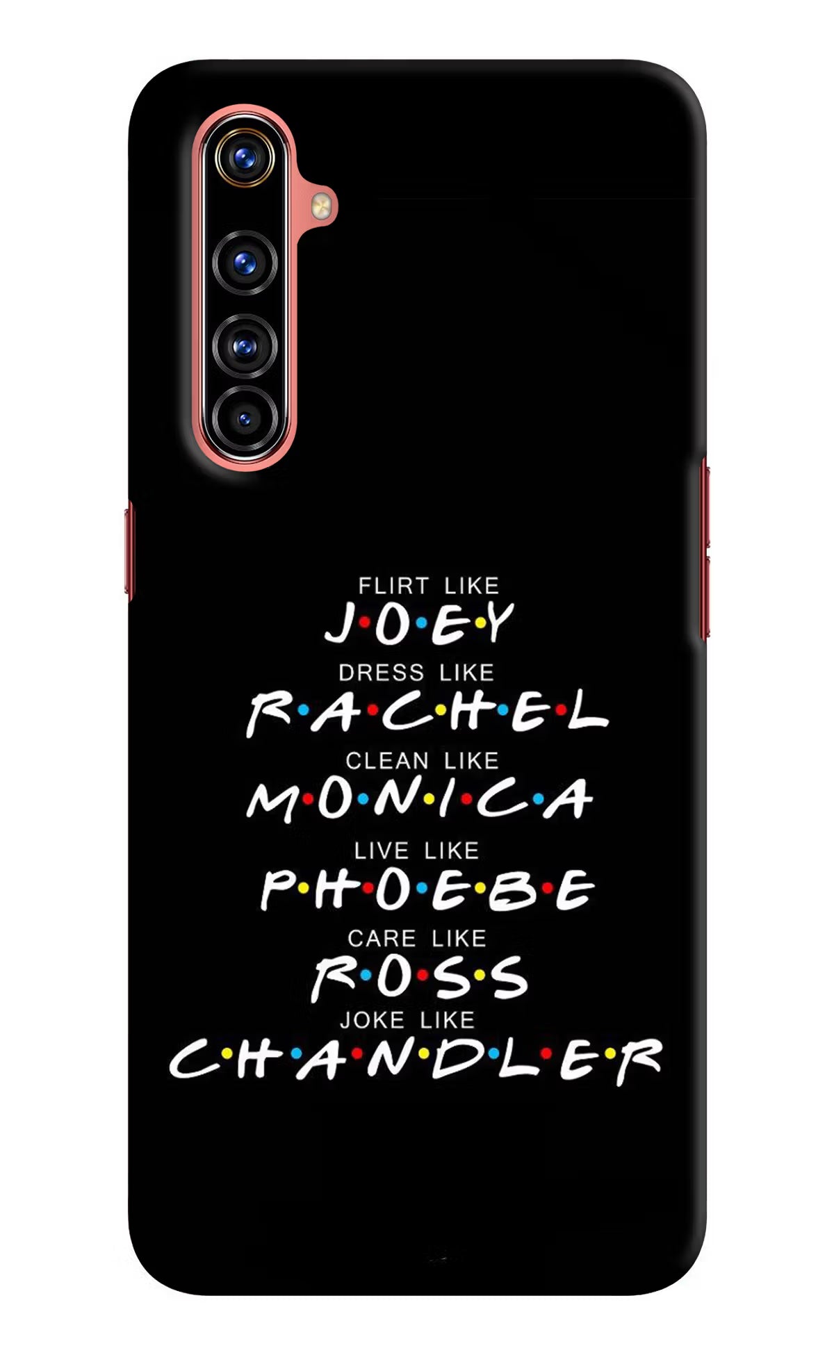 FRIENDS Character Realme X50 Pro Hard Case Back Cover by Casekaro