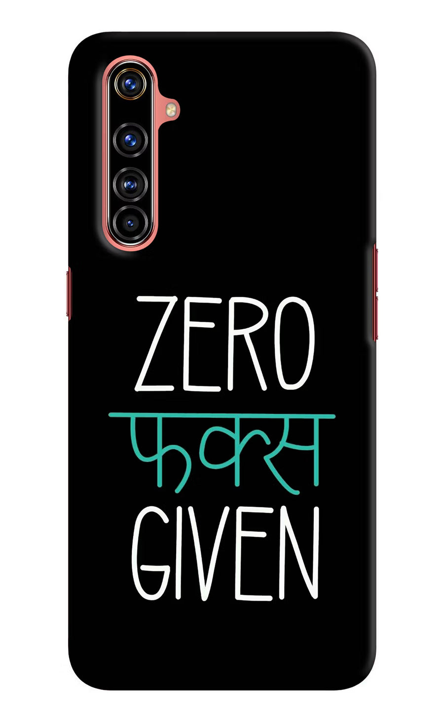 Zero Fucks Given Realme X50 Pro Back Cover, Hard case