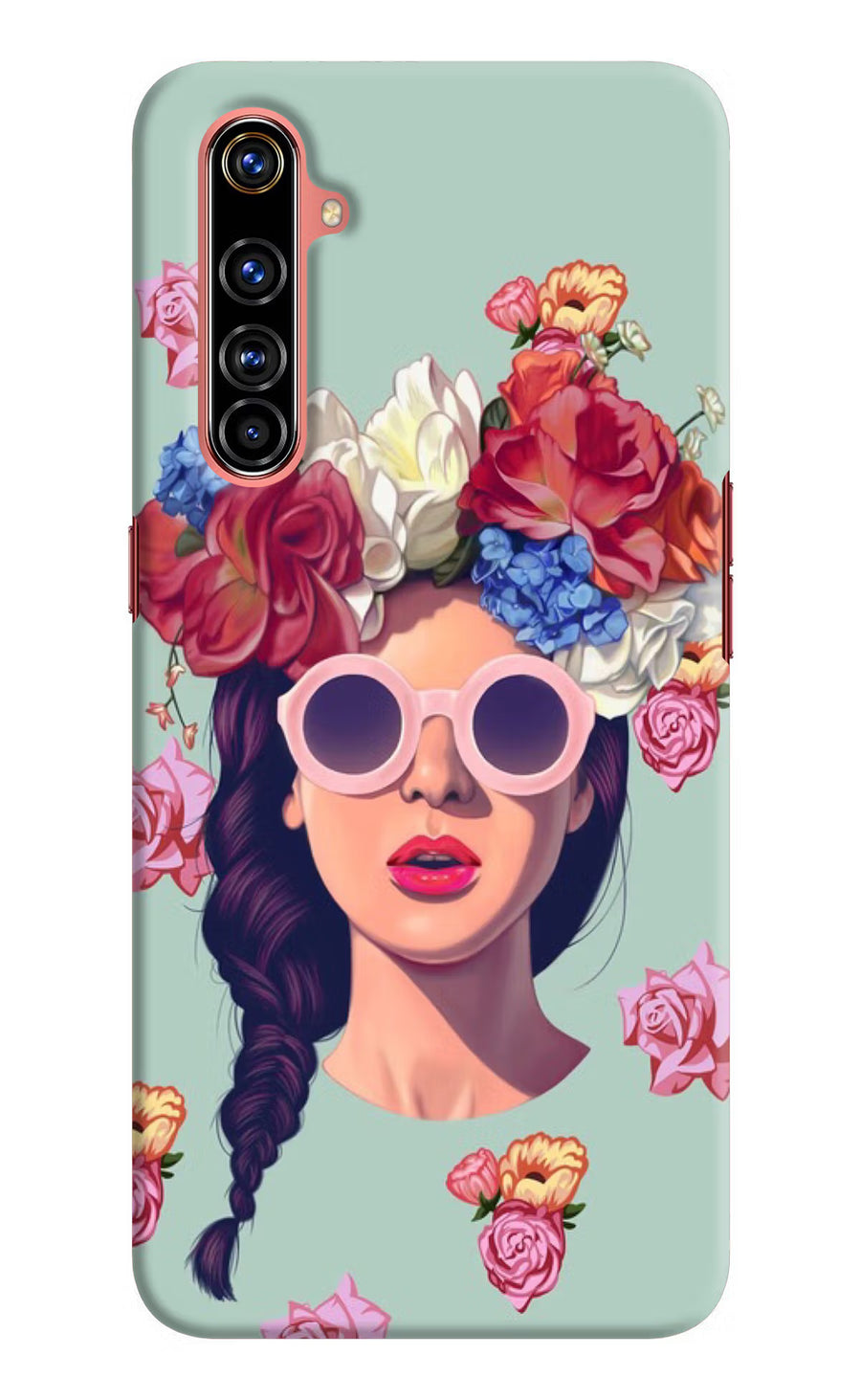 Pretty Girl Realme X50 Pro Back Cover, Hard case