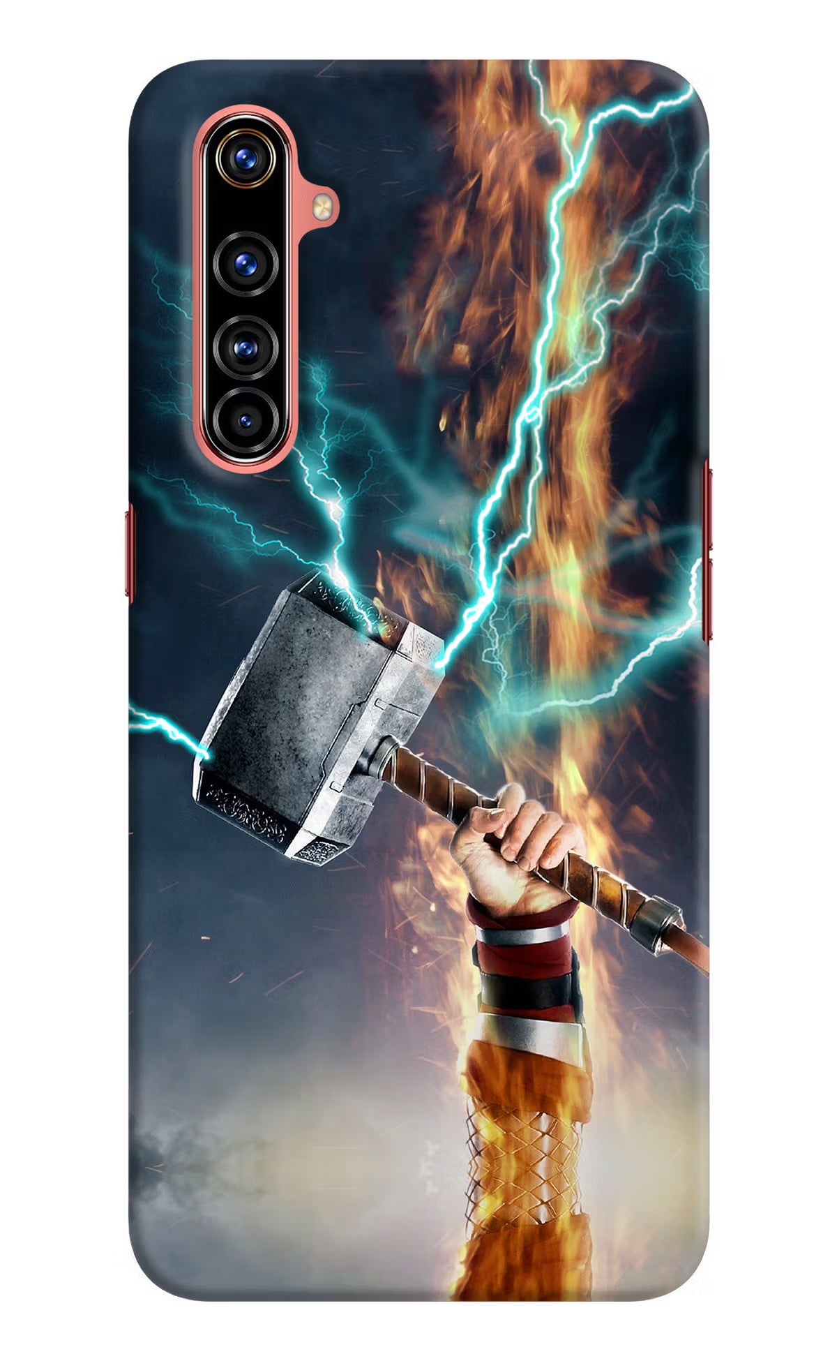 Thor Hammer Mjolnir Realme X50 Pro Hard Case Back Cover by Casekaro