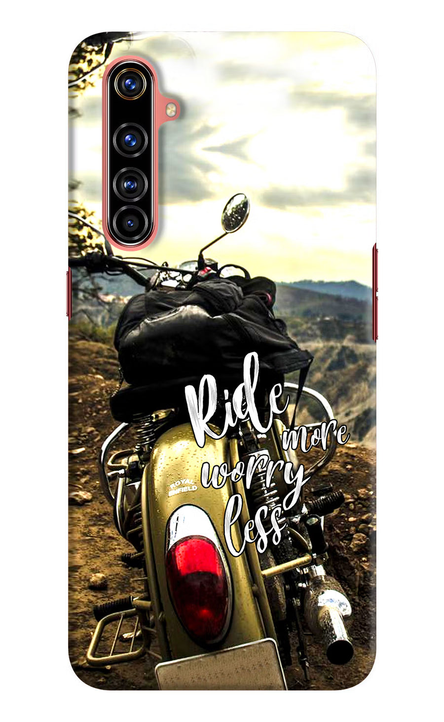 Ride More Worry Less Realme X50 Pro Back Cover, Hard case