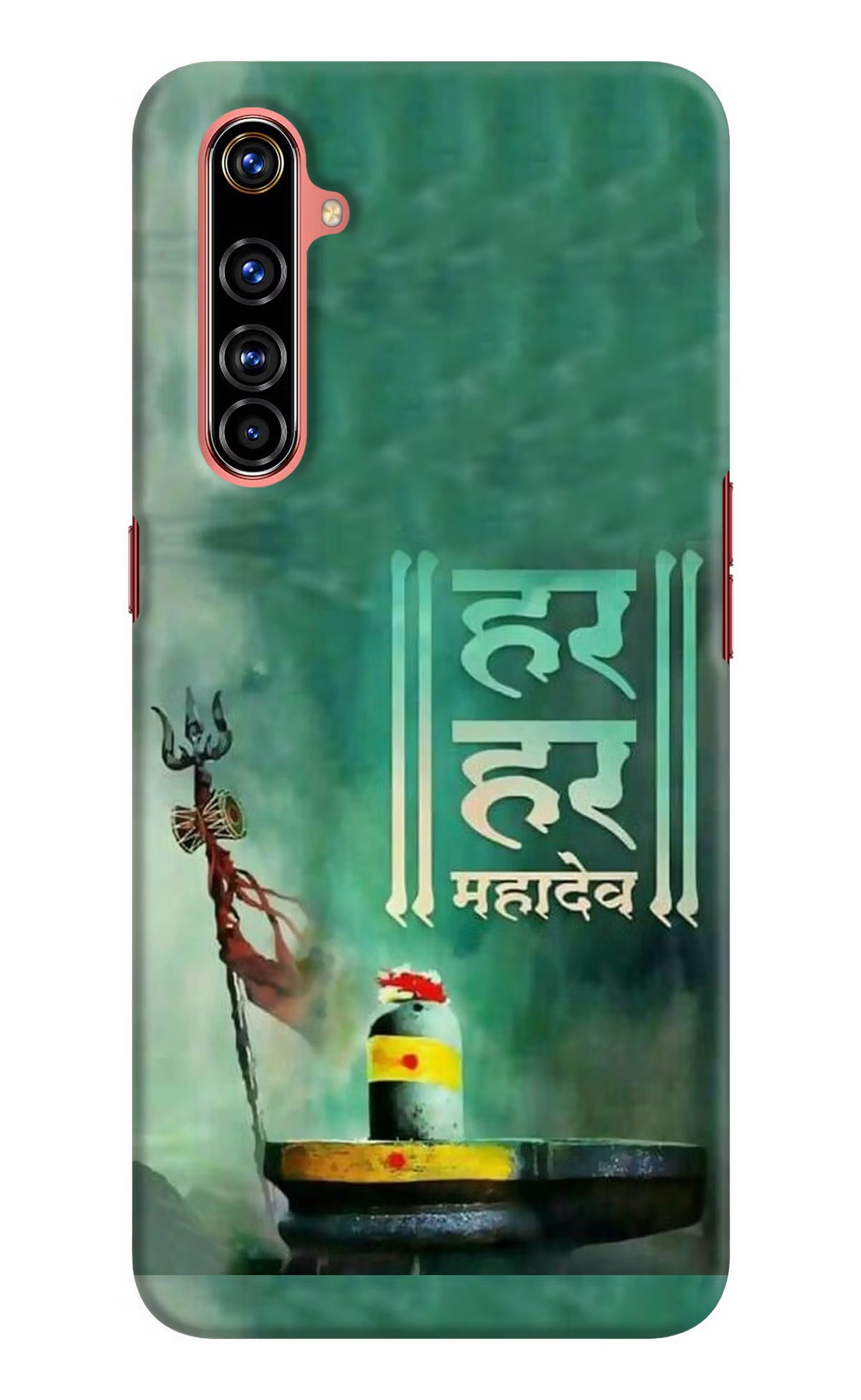 Har Har Mahadev Shivling Realme X50 Pro Hard Case Back Cover by Casekaro
