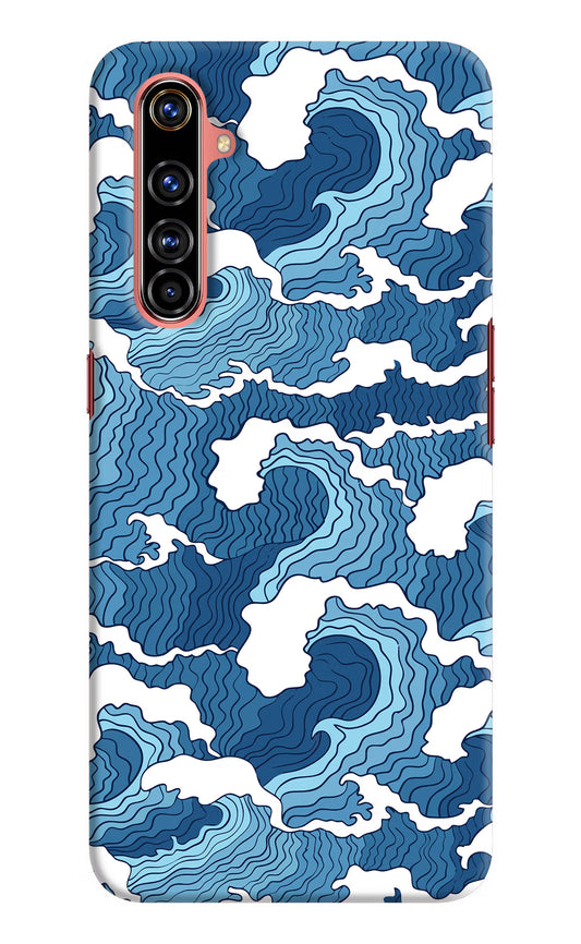Blue Waves Realme X50 Pro Hard Case Back Cover by Casekaro