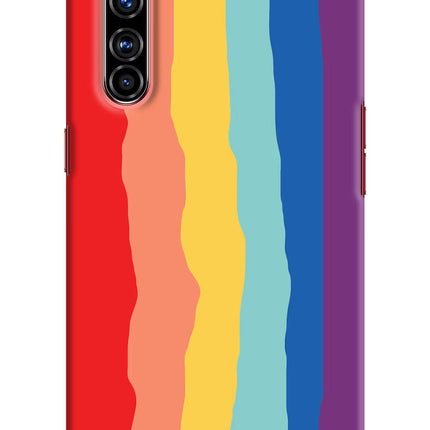 Rainbow Realme X50 Pro Hard Case Back Cover by Casekaro