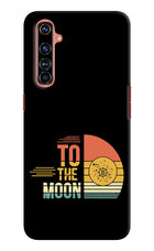 To the Moon Realme X50 Pro Hard Case Back Cover by Casekaro