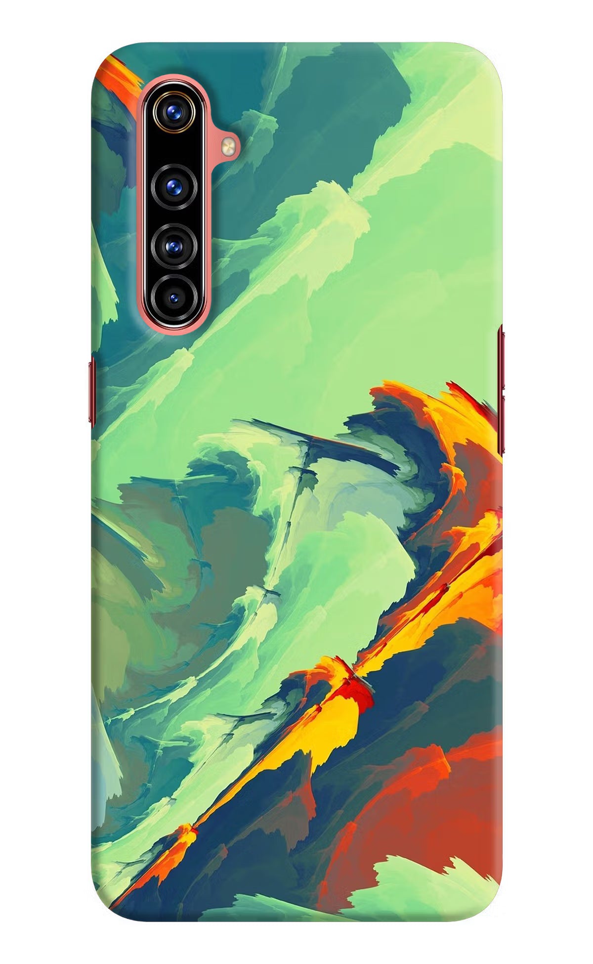 Paint Art Realme X50 Pro Hard Case Back Cover by Casekaro