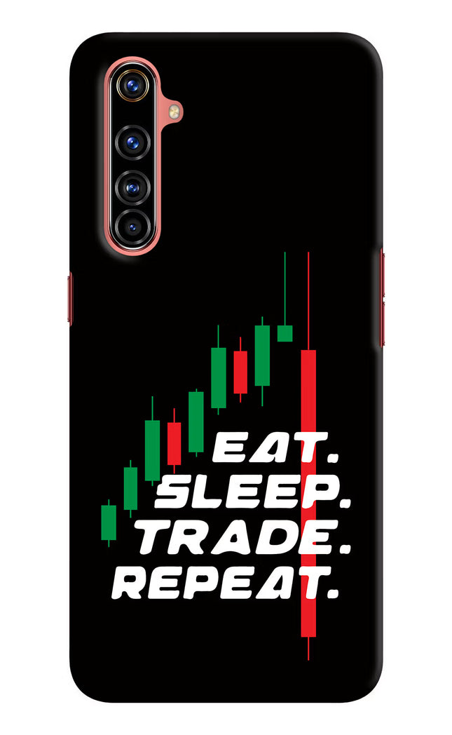 Eat Sleep Trade Repeat Realme X50 Pro Hard Case Back Cover by Casekaro