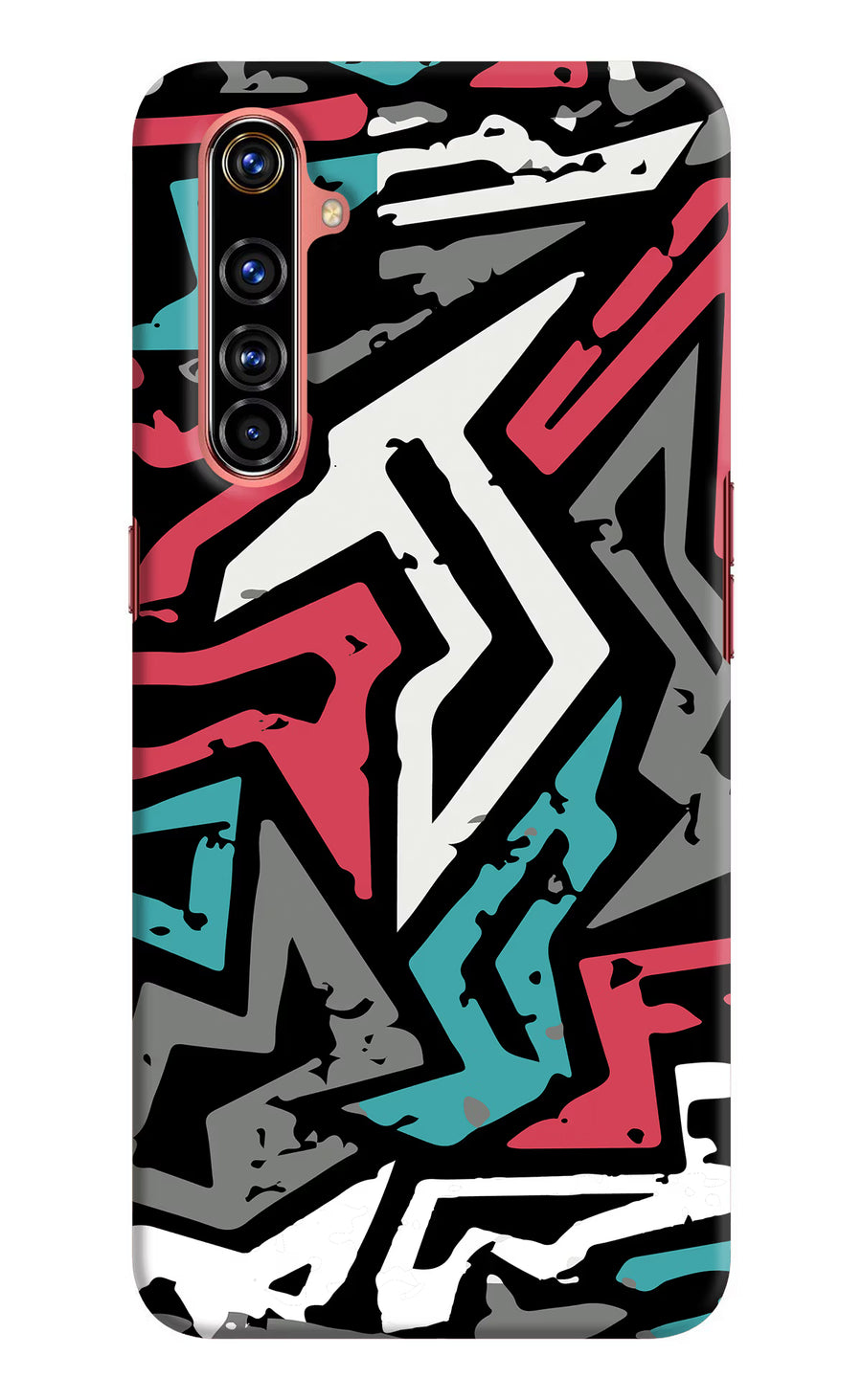 Geometric Graffiti Realme X50 Pro Back Cover, Hard case
