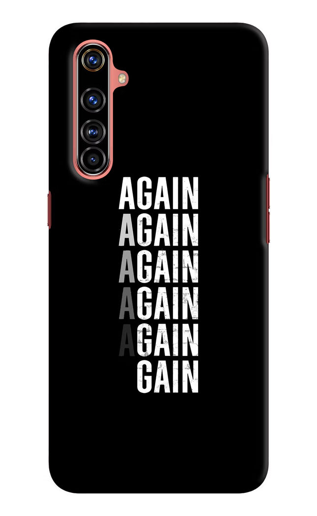 Again Again Gain Realme X50 Pro Hard Case Back Cover by Casekaro