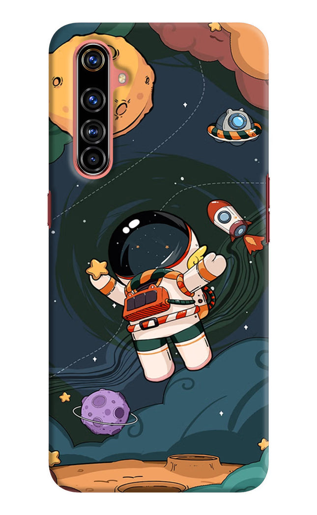 Cartoon Astronaut Realme X50 Pro Hard Case Back Cover by Casekaro