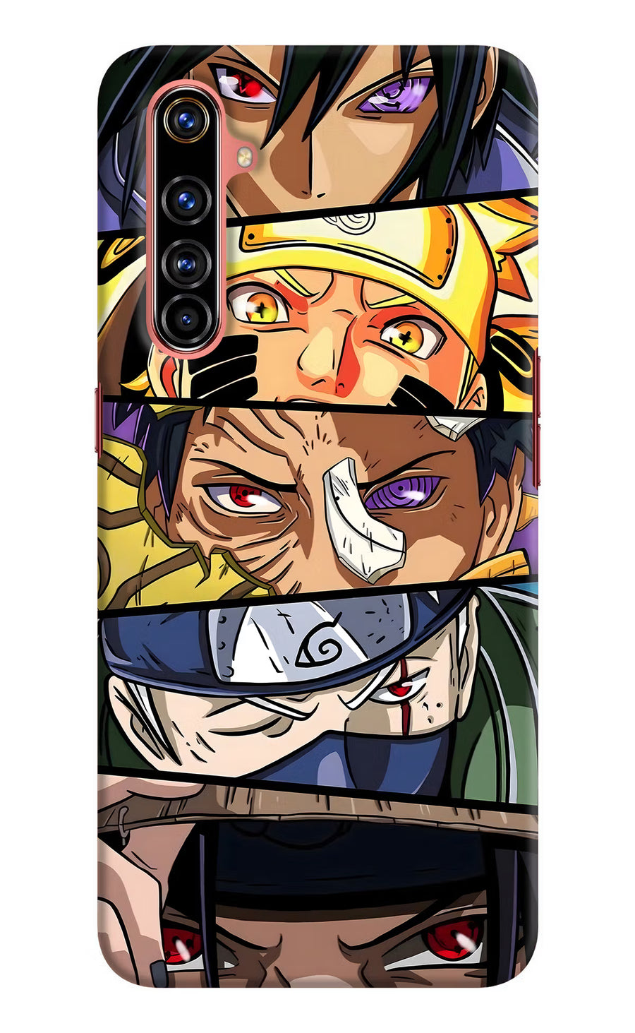 Naruto Character Realme X50 Pro Back Cover, Hard case