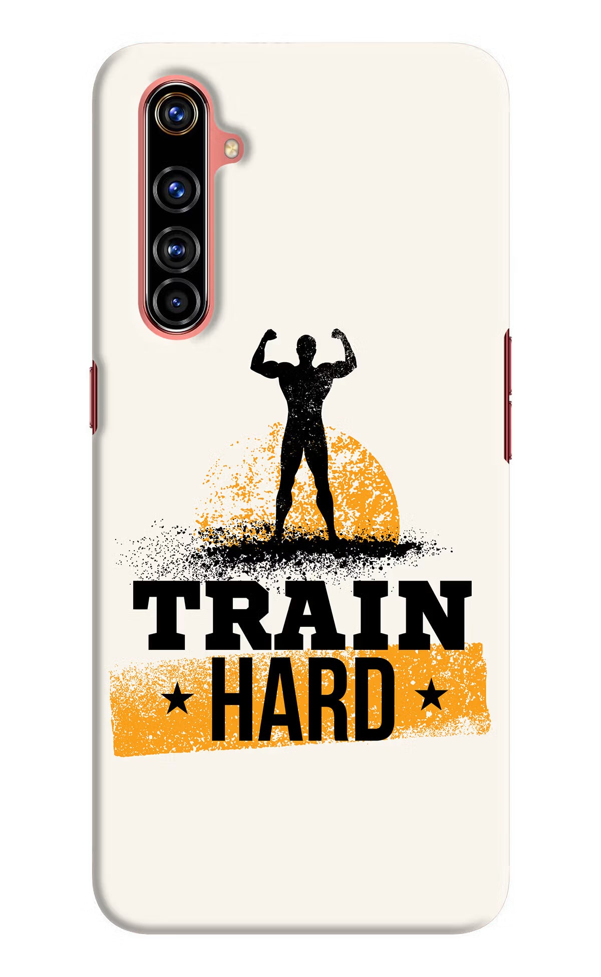 Train Hard Realme X50 Pro Hard Case Back Cover by Casekaro