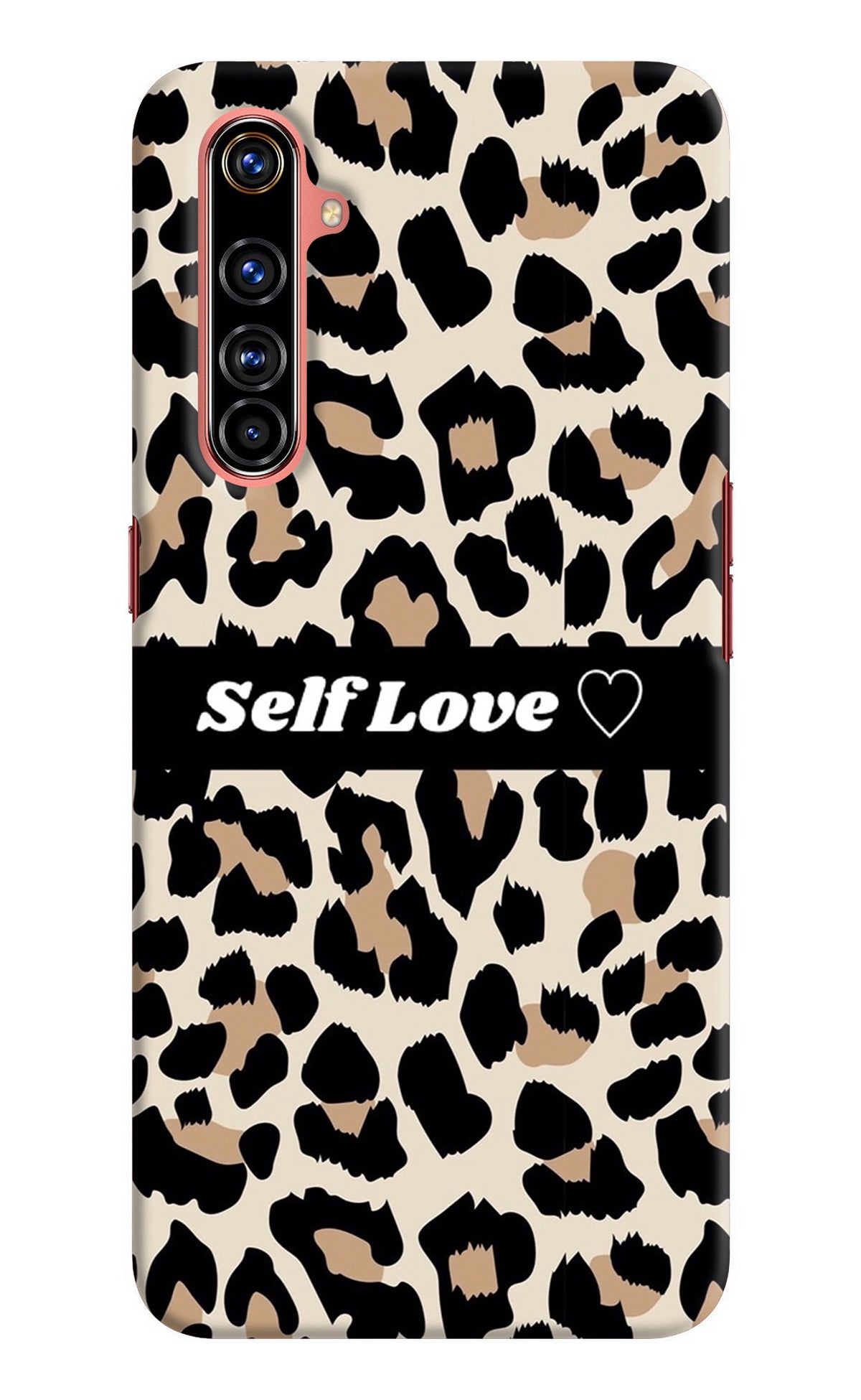 Leopard Print Self Love Realme X50 Pro Back Cover