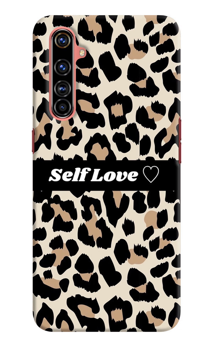 Leopard Print Self Love Realme X50 Pro Back Cover, Hard case