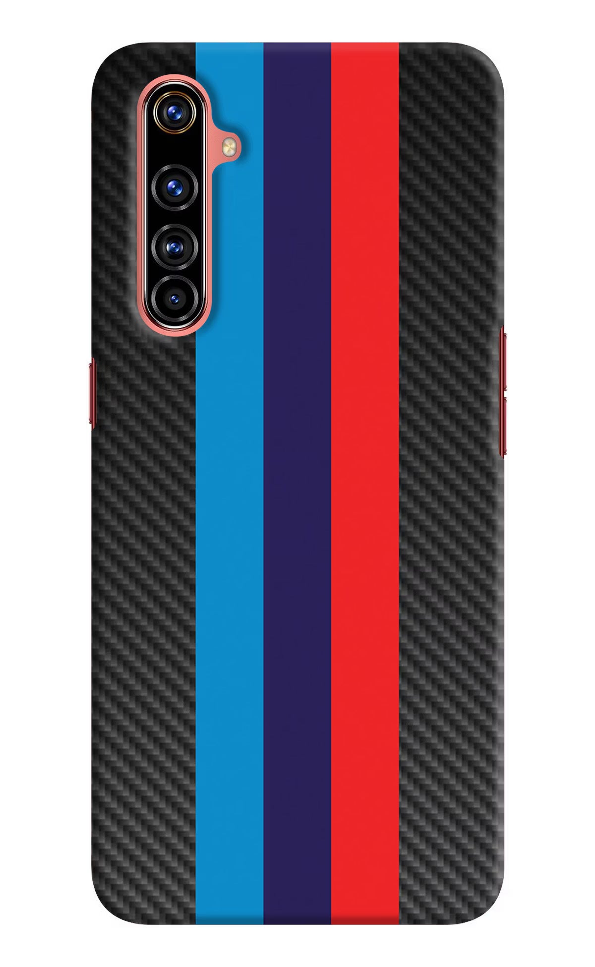 BMW Stripes Pattern Realme X50 Pro Hard Case Back Cover by Casekaro