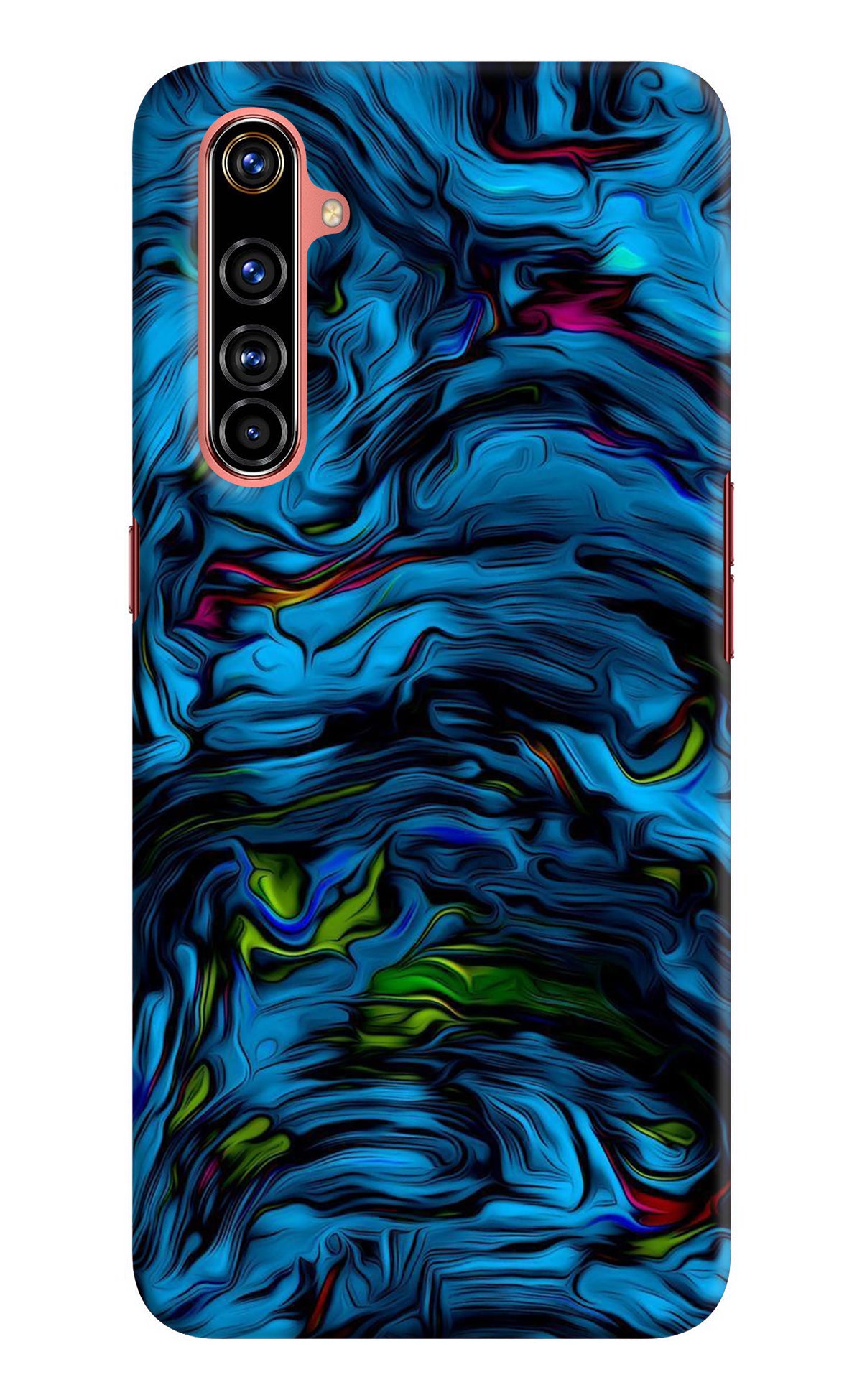 Dark Blue Abstract Realme X50 Pro Back Cover