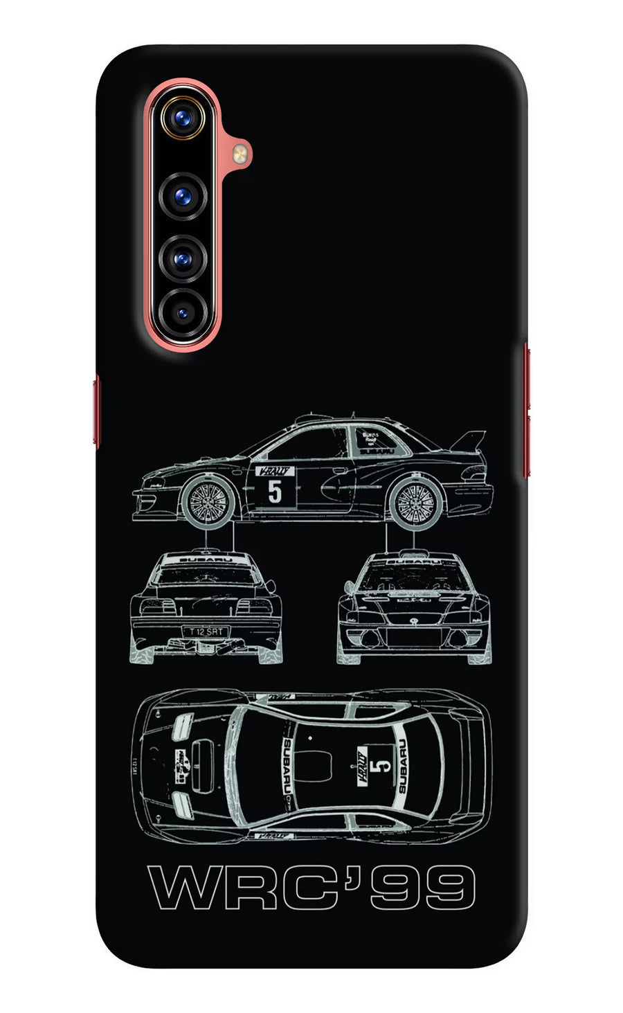 WRC'99 Realme X50 Pro Back Cover, Hard case