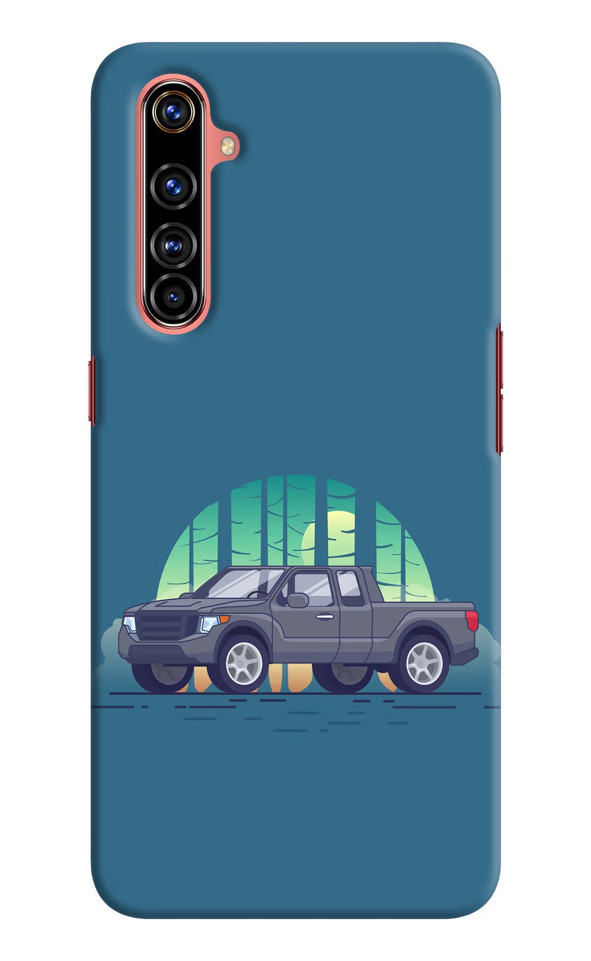 Retro Garage Vibe Realme X50 Pro Hard Case Back Cover by Casekaro