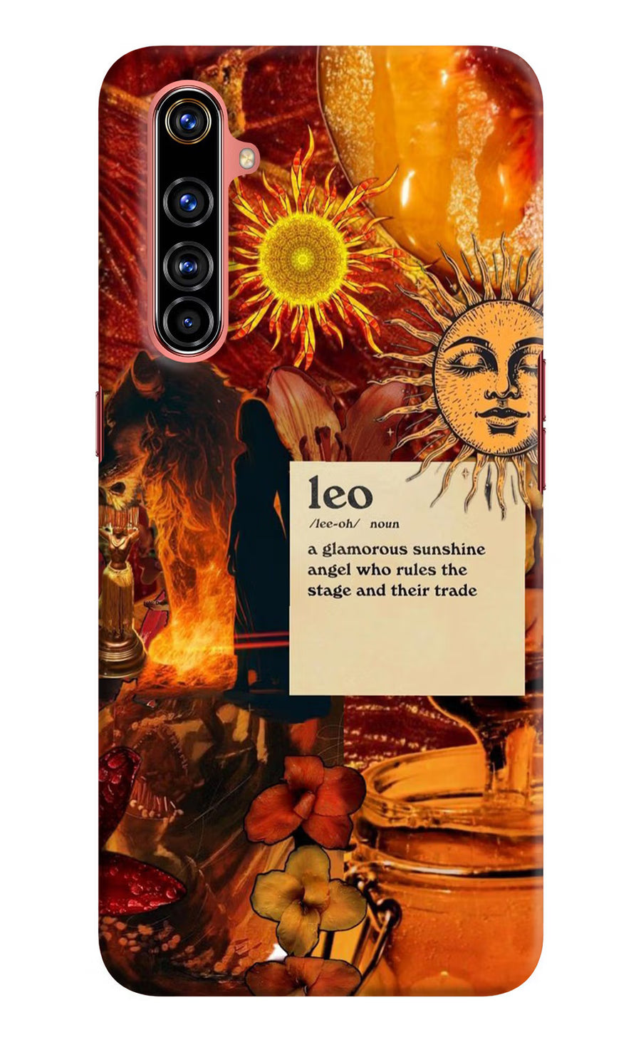 Leo Zodiac Realme X50 Pro Back Cover, Hard case