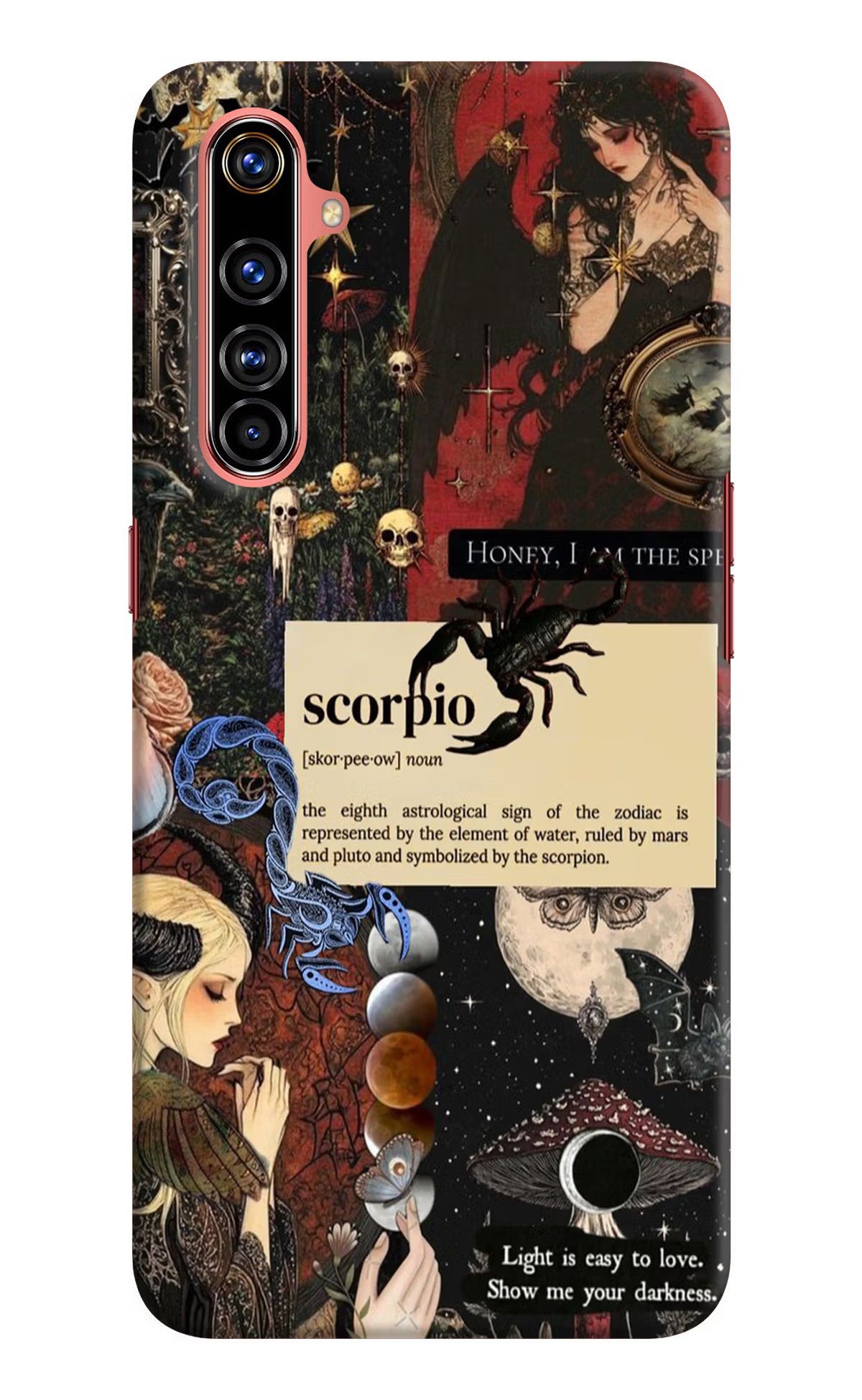 Scorpio Zodiac Realme X50 Pro Hard Case Back Cover by Casekaro