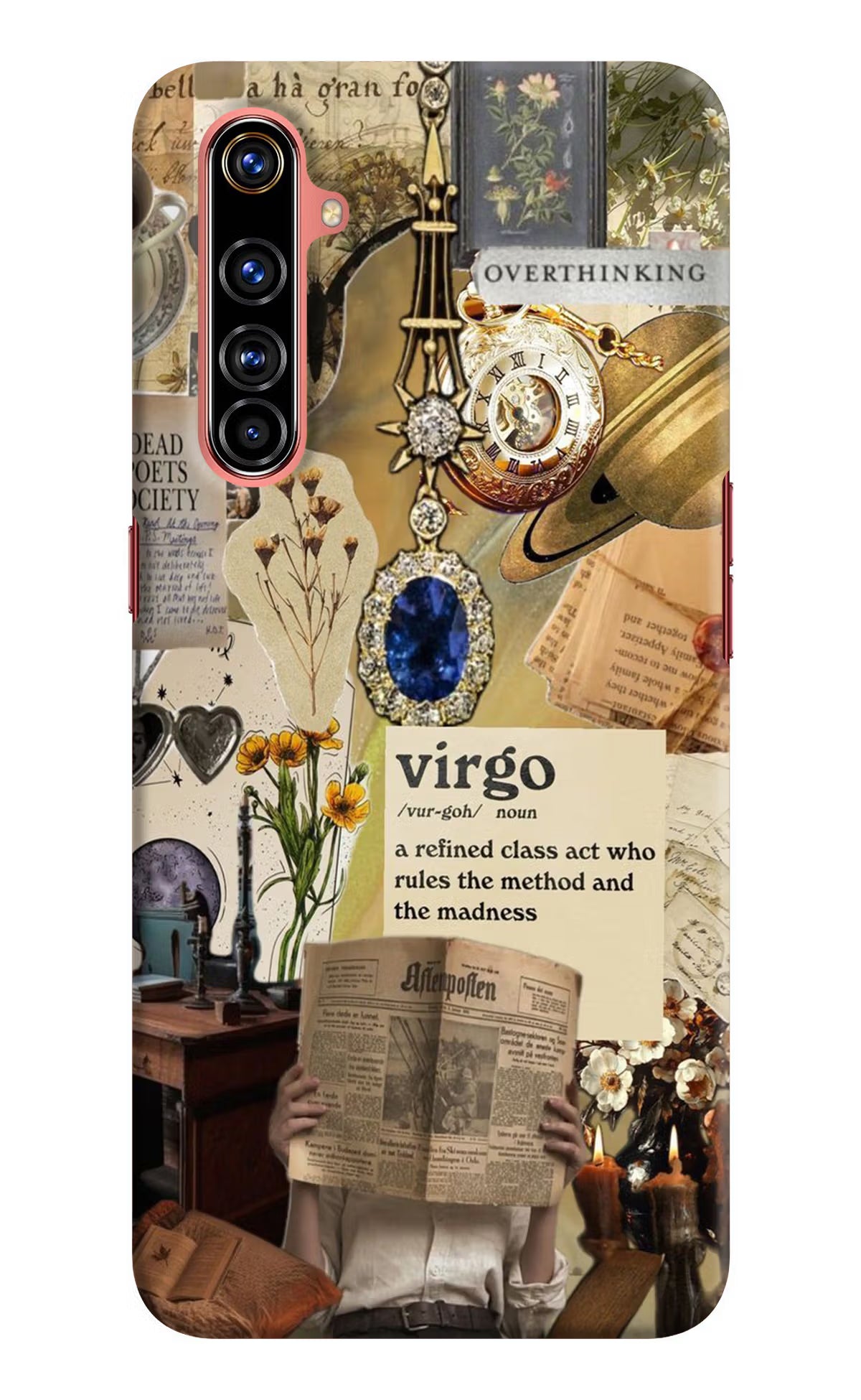Virgo Zodiac Realme X50 Pro Hard Case Back Cover by Casekaro