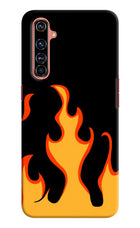 Fired Up – Black Realme X50 Pro Hard Case Back Cover by Casekaro