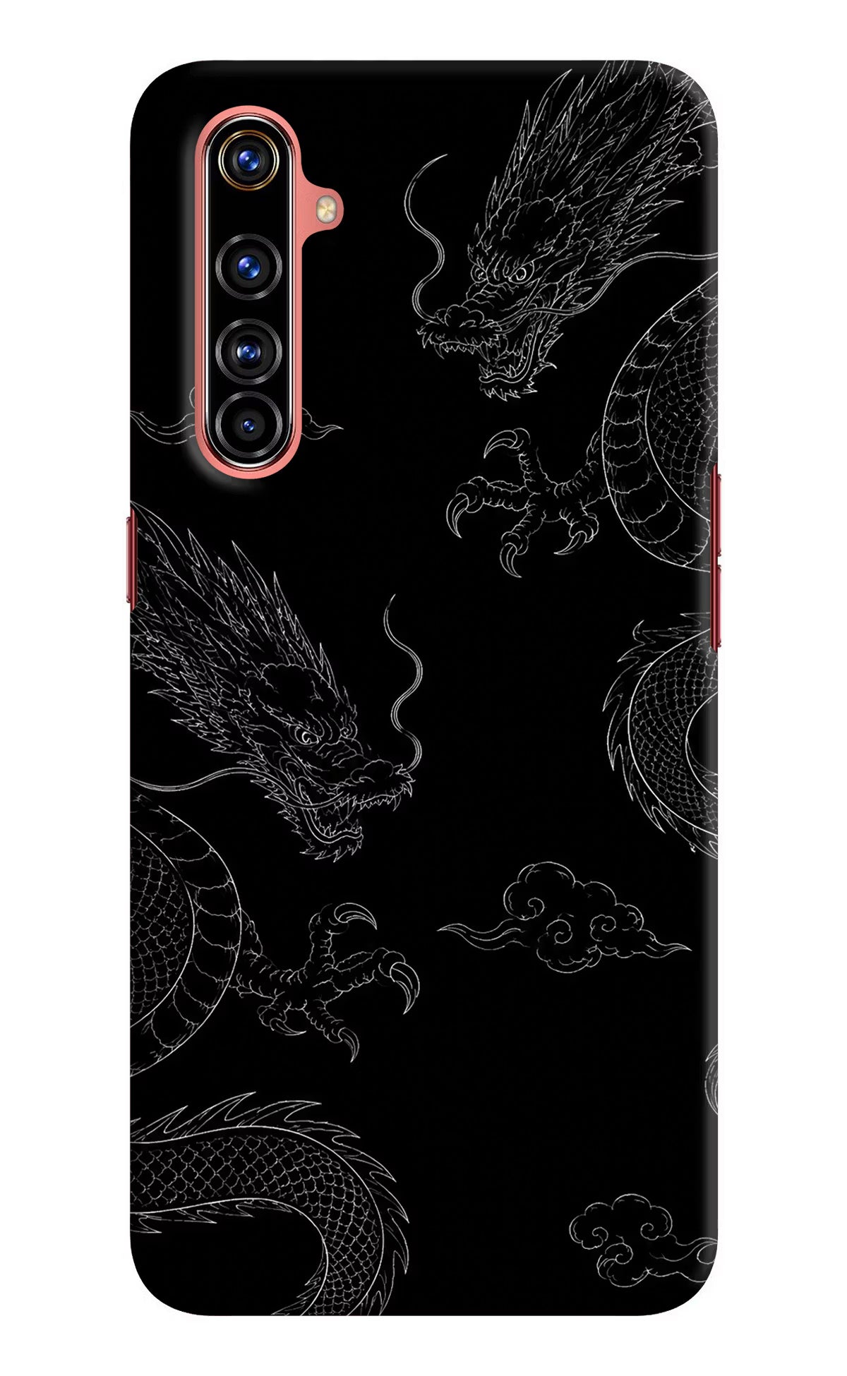 Twin Dragons Realme X50 Pro Hard Case Back Cover by Casekaro