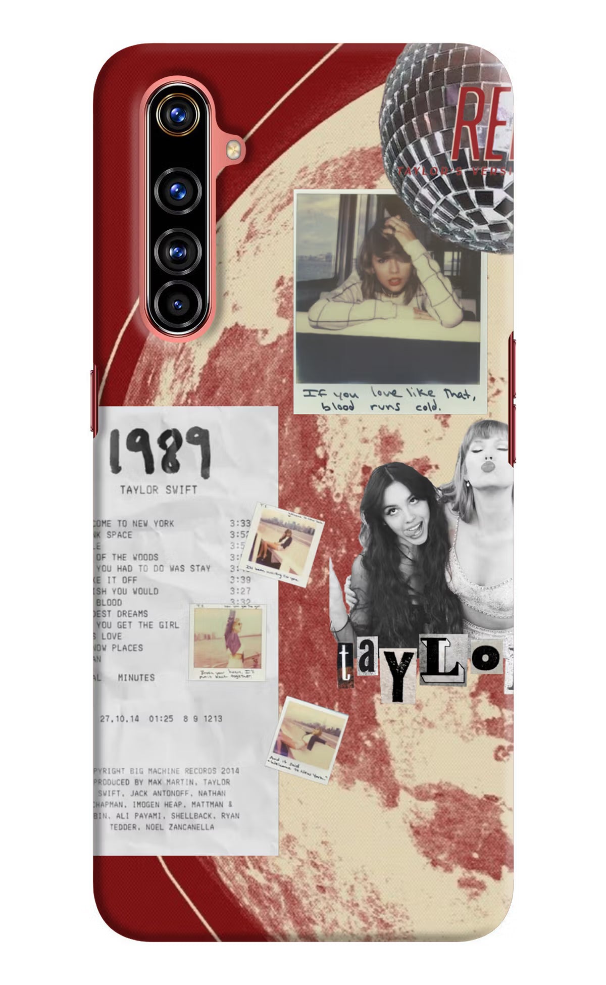 Taylor Swift Realme X50 Pro Back Cover