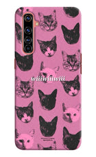 Pink Cats Realme X50 Pro Hard Case Back Cover by Casekaro