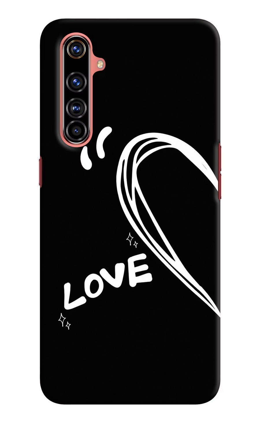 Love Line Realme X50 Pro Back Cover, Hard case