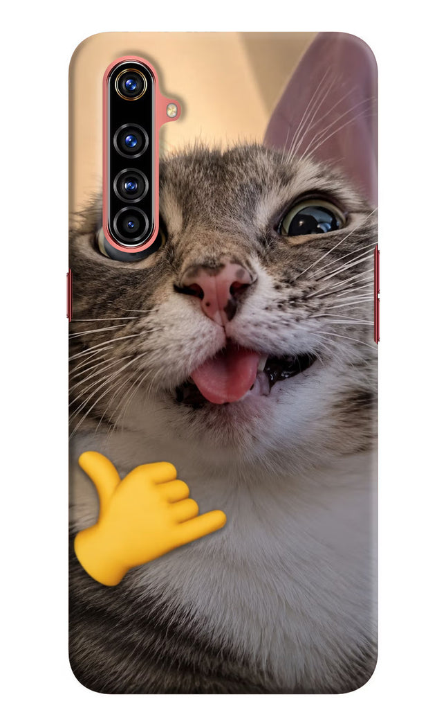 Silly Cat Call Realme X50 Pro Hard Case Back Cover by Casekaro
