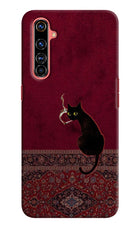 Midnight Cat Realme X50 Pro Hard Case Back Cover by Casekaro