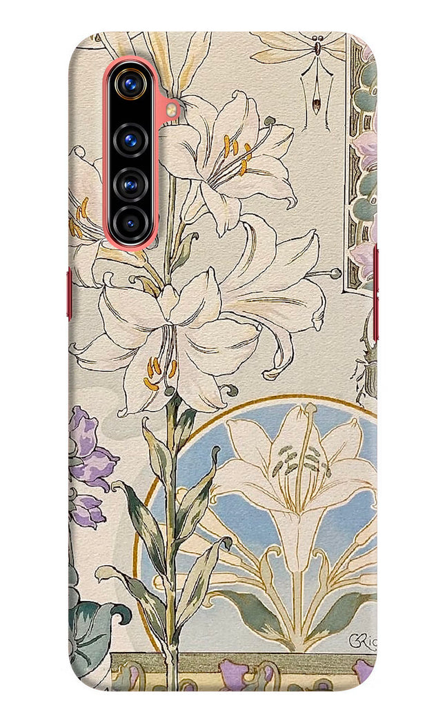 White Lily Realme X50 Pro Hard Case Back Cover by Casekaro