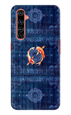 Koi Blue Realme X50 Pro Back Cover