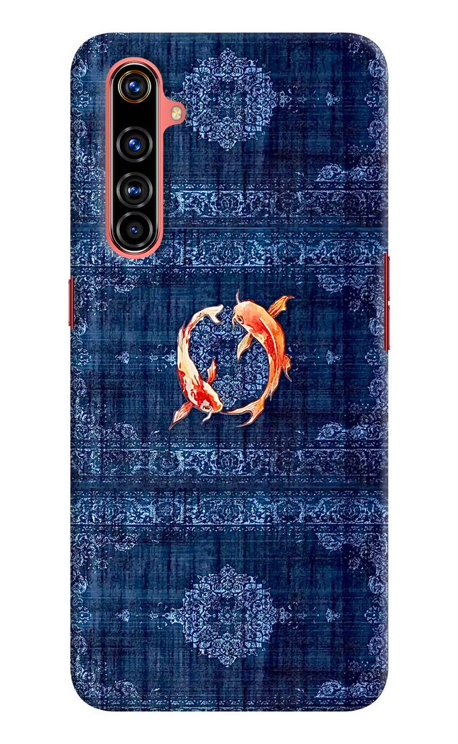 Koi Blue Realme X50 Pro Hard Case Back Cover by Casekaro